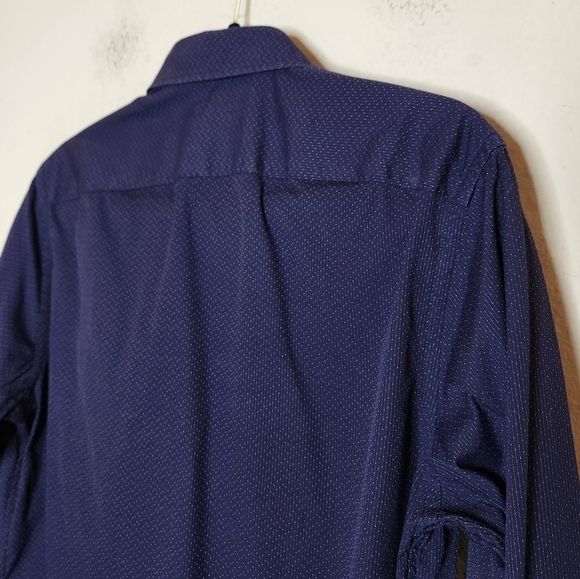 Ted Baker Endurance blue long sleeve button down shirt. 15.5. - Picture 3 of 14